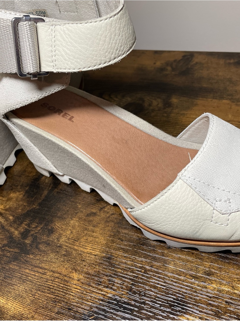 Sorel Joanie Open-Toe Ankle-Strap Wedge Sandals - Picture 3 of 5